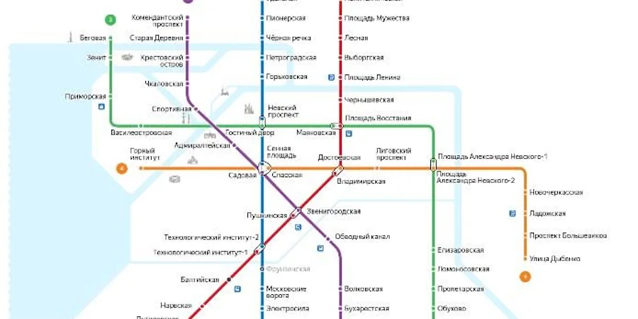 Станции метро в Санкт-Петербурге, где Multizione устанавливает кондиционеры и сплит-системы